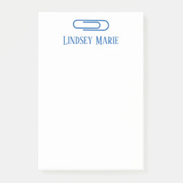 PERSONALISEERDE PAPIER CLIP Post-it Notes