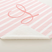 PERSONALISEERDE PINK SHADES SHERPA BLANKET DEKEN (3/4)