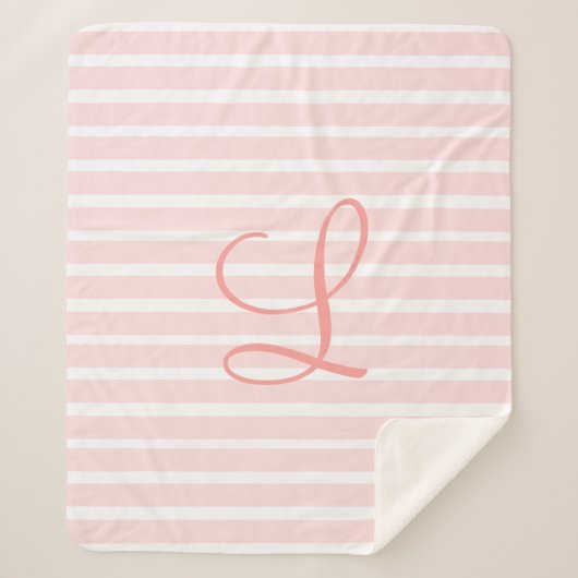 PERSONALISEERDE PINK SHADES SHERPA BLANKET SHERPA DEKEN (Voorkant)