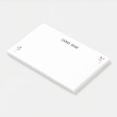 PERSONALISEERDE ROOS Post-it Opmerkingen Post-it® Notes (Schuin)