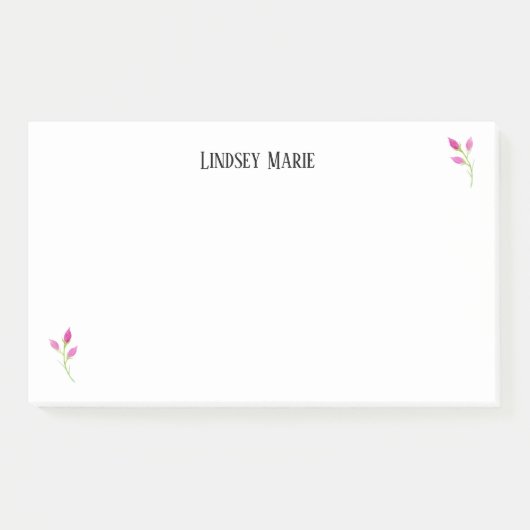 PERSONALISEERDE ROOS Post-it Opmerkingen Post-it® Notes (Voorkant)