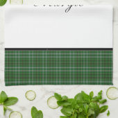 PERSONALISEERDE SJABLOON VAN DE KLANTTOWEL VAN HET THEEDOEK (Gevouwen)