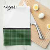 PERSONALISEERDE SJABLOON VAN DE KLANTTOWEL VAN HET THEEDOEK (Quarter Fold)