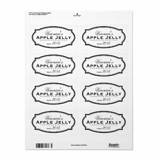 PERSONALISEERDE STICKER VOOR KANNEN (Full Sheet)