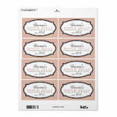 PERSONALISEERDE STICKER VOOR KANNEN | SALMON (Full Sheet)