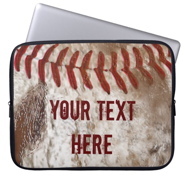 PERSONALISEERDE Supervuile Baseball-Hoesjes voor l Laptop Sleeve (Voorkant)