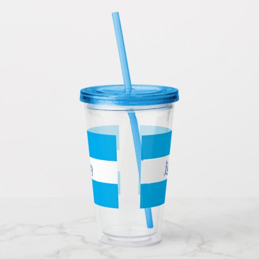 PERSONALISEERDE TUMBLER ACRYL DRINKBEKER (Links)