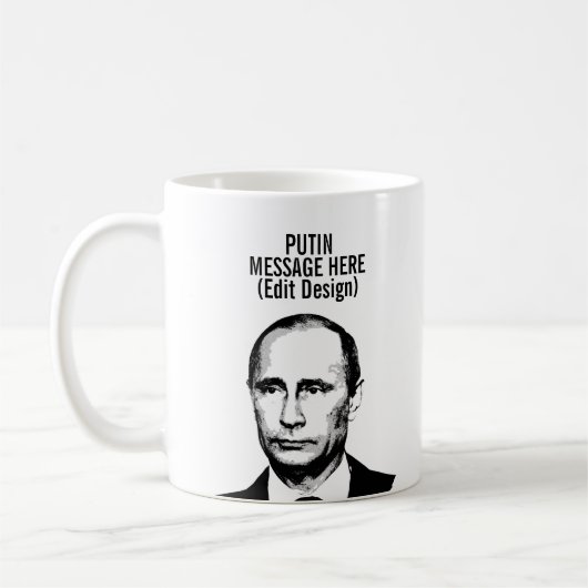 PERSONALISEERDE VLADIMIR PUTIN KOFFIEMOK (Links)