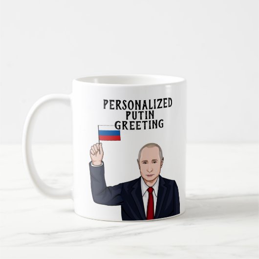 PERSONALISEERDE VLADIMIR PUTIN KOFFIEMOK (Links)