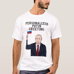 PERSONALISEERDE VLADIMIR PUTIN T-SHIRT