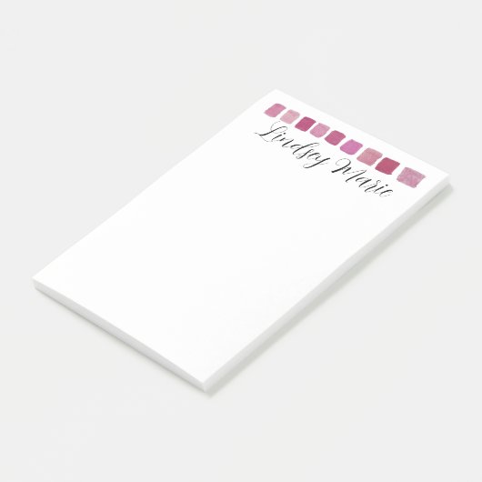 PERSONALISEERDE WATERVERF Post-it Opmerkingen Post-it® Notes (Schuin)