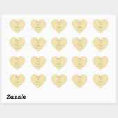 PERSONALISEERDE WEDDING ENVELOPE STICKERS VAN DE H (Vel)