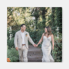 PERSONALISEERDE WEDDING Magnet