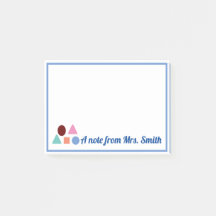 PERSONALISEERDE WISKUNDE Post-it notities