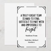 Personaliseert Colleague die Cadeau laat verlaten  Kaart (Voorkant / Achterkant)