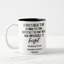 Personaliseert Colleague die Cadeau laat verlaten  Tweekleurige Koffiemok