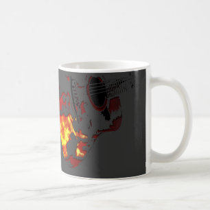 personaliseert de mok van de lichtguitaarkoffie