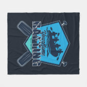 Personaliseert het Adventure voor de rivier de Raf Fleece Deken (Voorkant (Horizontaal))