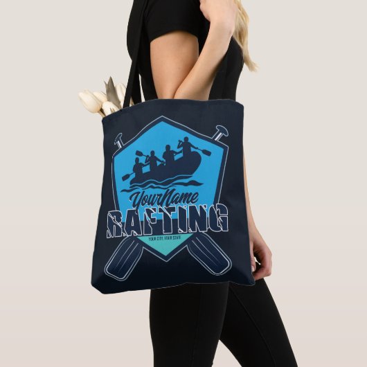 Personaliseert het Adventure voor de rivier de Raf Tote Bag (Dichtbij)