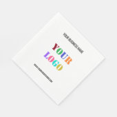 Personaliseert Logo- en tekstbedrijf Napkins Servet (Hoek)