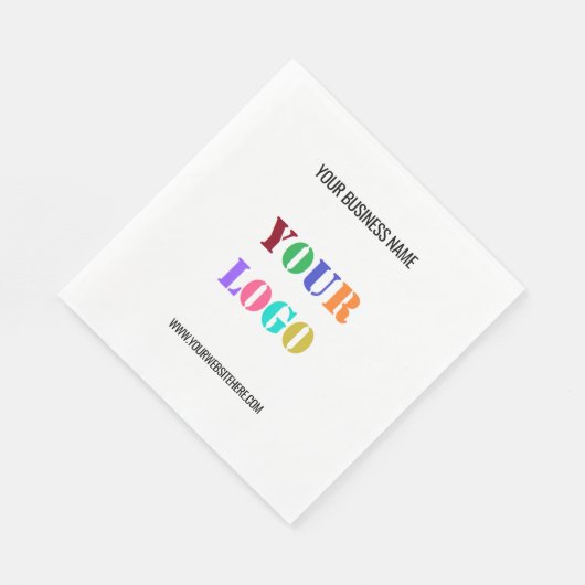 Personaliseert Logo- en tekstbedrijf Napkins Servet (Hoek)