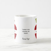 Personaliseert message for teacher animal prints koffiemok (Center)