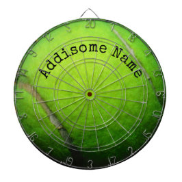 Personaliseert Monogrammed Yellow Tennis Ball Dartbord