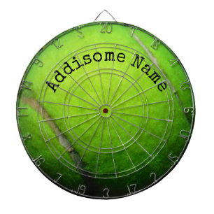 Personaliseert Monogrammed Yellow Tennis Ball Dartbord