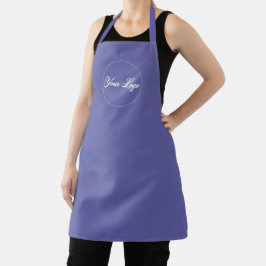 Personaliseert Periwinkle Company Logo Apron Schort