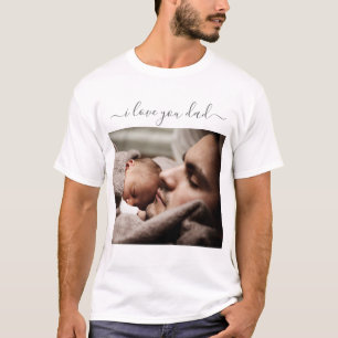 Personaliseert uw papa foto T-shirt met tekst