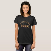 PERSONALISERD VINTAGE VERJAARDAG T-Shirt (Voorkant volledig)