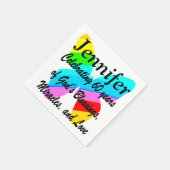  PERSONALISEREN 60E VERJAARDAG VLINDER SERVETTEN (Hoek)