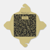 Personaliseren: 60ste verjaardagsfeestje goud / zw bedankdoosjes (Uitgevouwen)