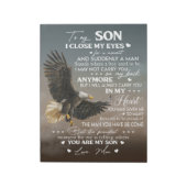 Personaliseren aan mijn zoon van liefde mam-cadeau notitieblok (Linkerzijde)