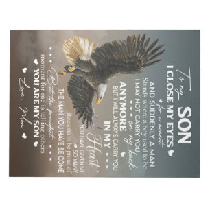 Personaliseren aan mijn zoon van liefde mam-cadeau notitieblok