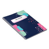 PERSONALISEREN: Abstract met Spots | Notitieboek (Rechterzijde)