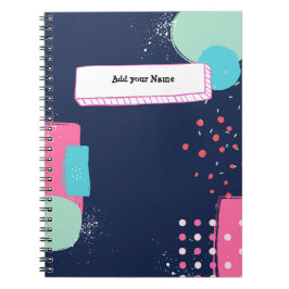 PERSONALISEREN: Abstract met Spots | Notitieboek