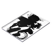PERSONALISEREN: Abstract schilderij Monochromatisc Notitieboek (Linkerzijde)