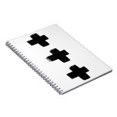 PERSONALISEREN: Abstract schilderij Monochromatisc Notitieboek (Rechterzijde)