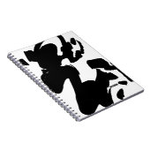 PERSONALISEREN: Abstract schilderij Monochromatisc Notitieboek (Rechterzijde)