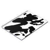 PERSONALISEREN: Abstract schilderij Monochromatisc Notitieboek (Linkerzijde)