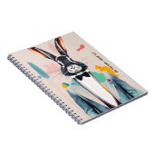 PERSONALISEREN - Bunny Rabbit Gentleman | Notitieb Notitieboek (Rechterzijde)