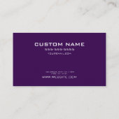 PERSONALISEREN - Creëer uw eigen maat Visitekaartje (Achterkant)