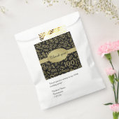 Personaliseren: dank u 100th Birthday Party Thema Bedankzakje (Gezegeld)