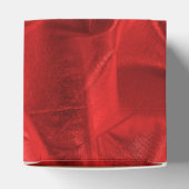 Personaliseren: Dank u - Red Roses Pattern Bedankdoosjes (Bovenkant)