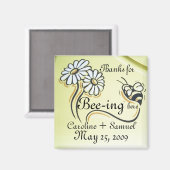 PERSONALISEREN DE DATUM OPSLAAN MAGNEET (Voorkant / Achterkant)