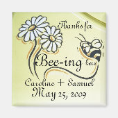 PERSONALISEREN DE DATUM OPSLAAN MAGNEET (Voorkant)