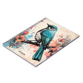 Personaliseren: een blauwe vogel | Notitieboek Jou (Linkerzijde)