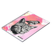 Personaliseren: een kat + een vogel | Notitieboek (Linkerzijde)
