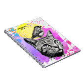 Personaliseren: een kat en een vogel | Notitieboek (Rechterzijde)